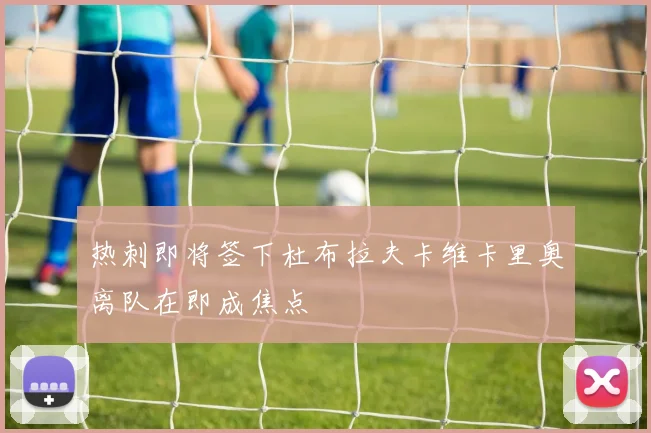 热刺即将签下杜布拉夫卡维卡里奥离队在即成焦点